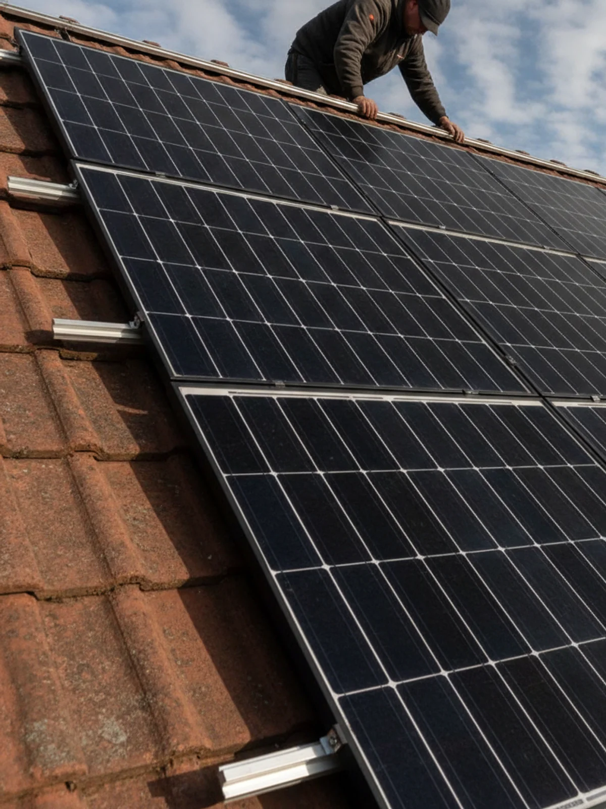 Solaranlage auf einem Dach in Deutschschweiz